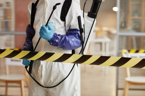 Professional Biohazard Cleanup technician working in Four Lakes, WA